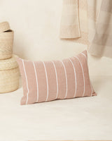 Recycled Stripe Lumbar Pillow Lumbar Pillows Minna Light Clay 