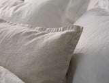 Relaxed Linen Lumbar Pillow Cover Bedding Coyuchi 