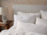 Relaxed Linen Lumbar Pillow Cover Bedding Coyuchi 