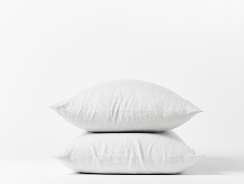 Relaxed Linen Pillowcase Set Pillowcases Coyuchi Standard / Queen Alpine White 