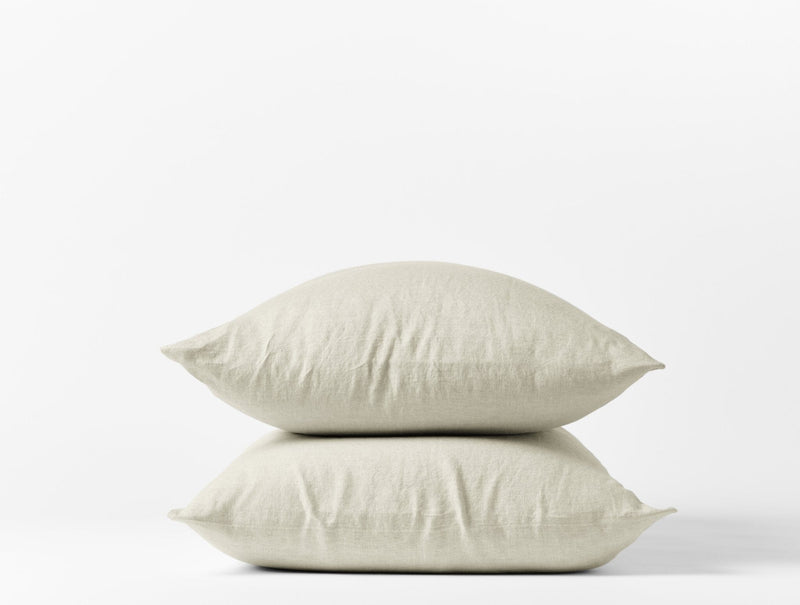 Relaxed Linen Pillowcase Set Pillowcases Coyuchi Standard / Queen Natural Chambray 