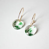 Remi Circle Upcycled Mini Hoop Earrings Earrings Giulia Letzi + META Jewelry Emerald 
