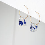 Remi Upcycled Square Mini Hoop Earrings Earrings Giulia Letzi + META Jewelry 
