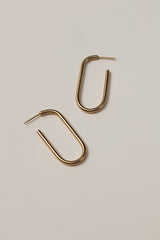 Retired - Brass Pinda Recycled Earrings Yewo 