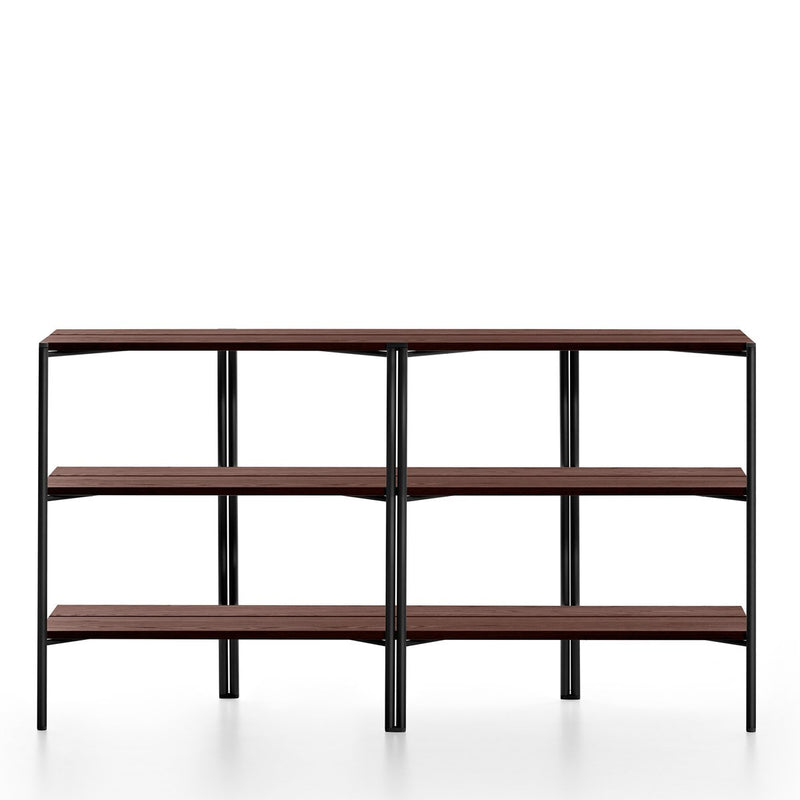 Run Shelf - Black Frame Furniture Emeco Walnut 