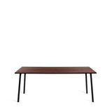 Run Table - Black Frame Furniture Emeco 72" Walnut 
