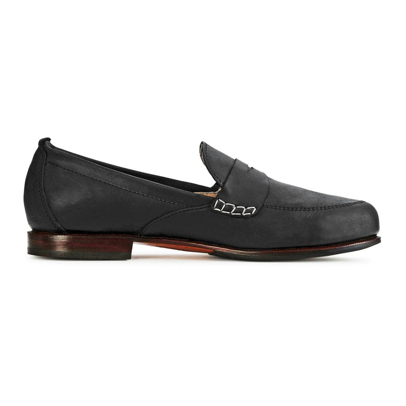 Sabina Leather Loafers Loafers Adelante Shoe Co. Black 5 