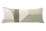 Sage Handmade Geo Shapes Lumbar Pillow Lumbar Pillows Casa Amarosa 