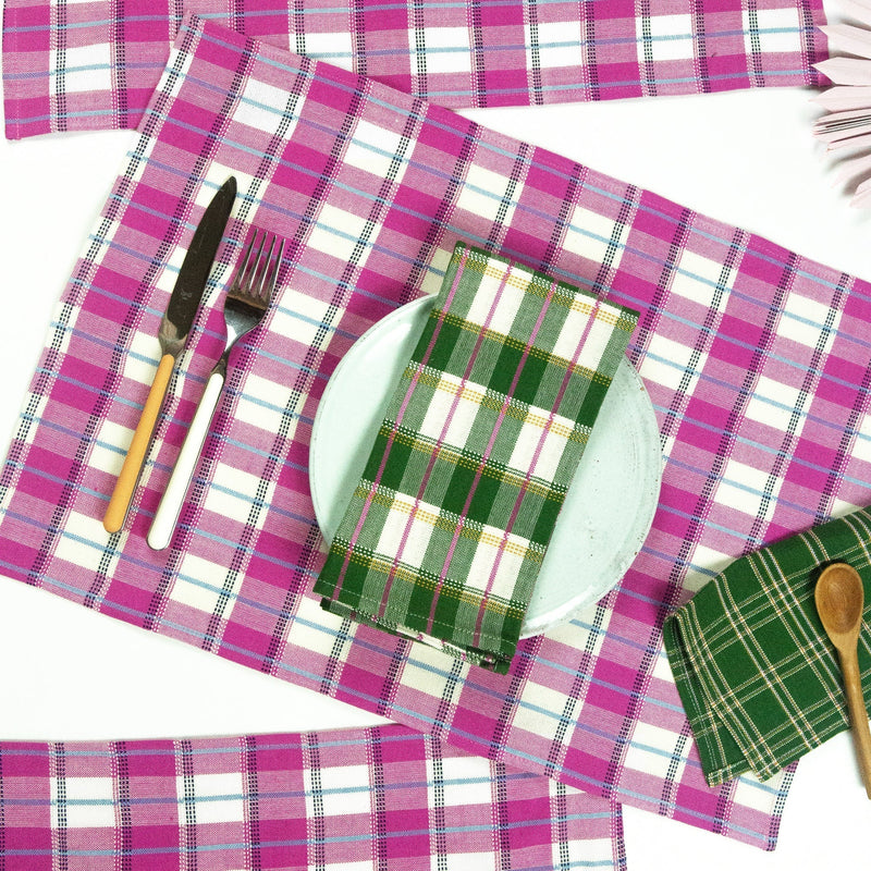 San Andres Gingham Placemat Set Placemats Archive New York 