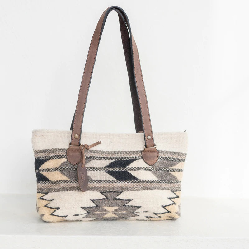 Fair Trade Shoulder Bags - Hand Embroidered Leather and Textile Totes –  Aura Maya