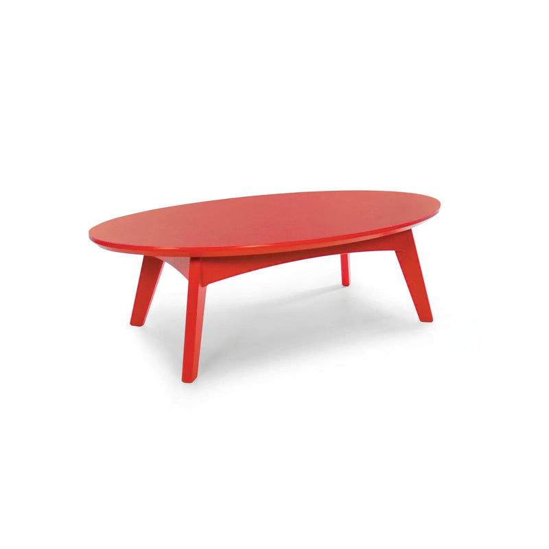 Satellite Recycled Cocktail Table Coffee Tables Loll Designs Oval Apple Red 
