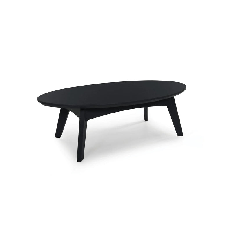 Satellite Recycled Cocktail Table Coffee Tables Loll Designs Oval Black 