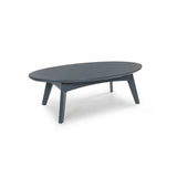 Satellite Recycled Cocktail Table Coffee Tables Loll Designs Oval Charcoal Gray 