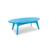 Satellite Recycled Cocktail Table Coffee Tables Loll Designs Oval Sky Blue 