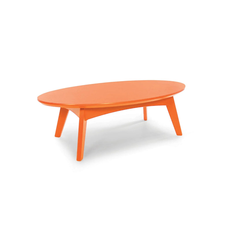 Satellite Recycled Cocktail Table Coffee Tables Loll Designs Oval Sunset Orange 