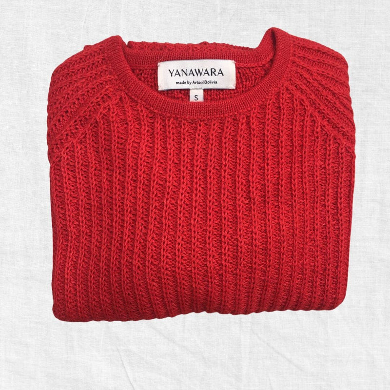 Sawika Crop Alpaca Sweater Cardigans + Sweaters Yanawara 