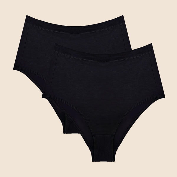 Seacell Full Coverage Brief 2-Pack Underwear Esme S Onyx 