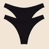 Seacell Thong 2-Pack Underwear Esme S Onyx 