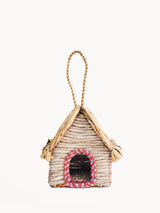 Seagrass and Recycled Sari Birdhouse Birdhouses Korissa Cabin 