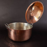 Sertodo Copper Beautiful and Big Copper Dutch Ovens Cookware Sertodo Copper 