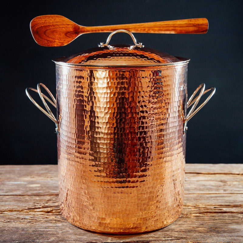 Sertodo Copper Big, Beautiful Stock Pots Kitchen and Dining Sertodo Copper 