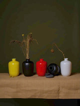 Small Plum Porcelain Vase Vases Middle Kingdom Yellow 