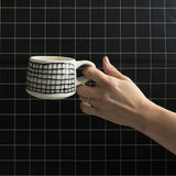 Small Stria Porcelain Mug Mugs + Tumblers Lauren HB Studio 