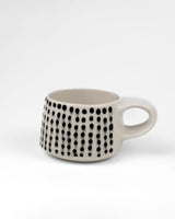 Small Stria Porcelain Mug Mugs + Tumblers Lauren HB Studio 
