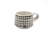Small Stria Porcelain Mug Mugs + Tumblers Lauren HB Studio Grid 