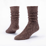 Solid Ragg Unisex Socks - Single Socks Maggie's Organics M Chestnut Brown 