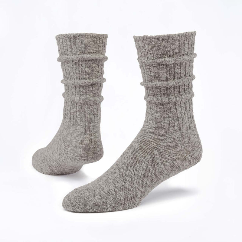 Solid Ragg Unisex Socks - Single Socks Maggie's Organics M Taupe 