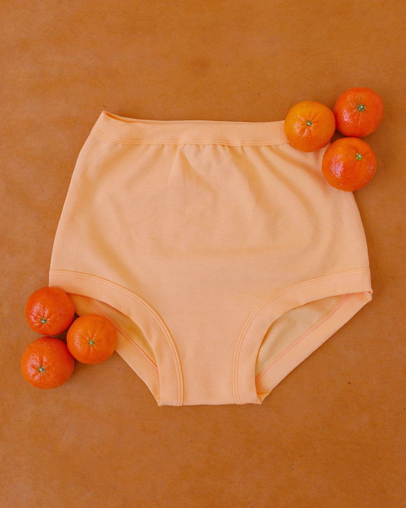 Solid Sky Rise Underwear Underwear Thunderpants USA S Orange Sherbet 