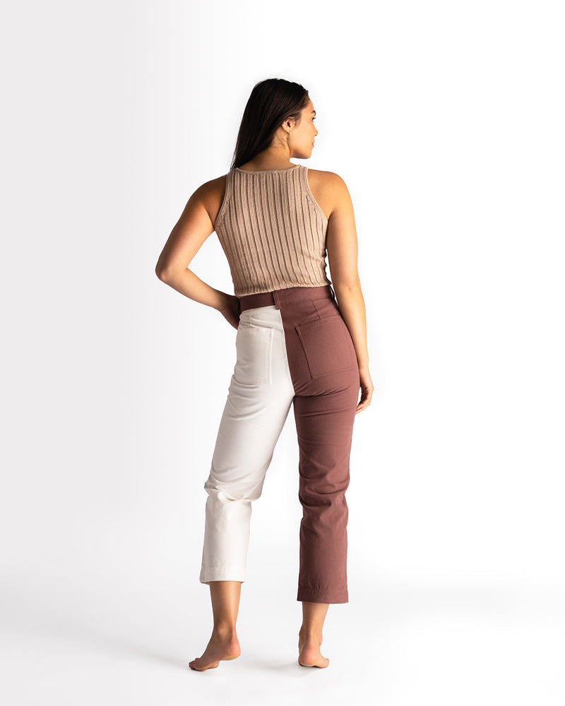 Soluna Collective Two-Tone Cargo Pants Clothing Soluna Collective 