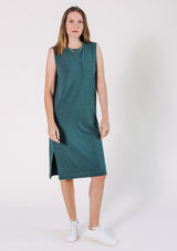 Sophie Tank TENCEL Jersey Dress Dress Poplinen XS Pine 