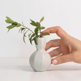 Sprout Bud Porcelain Vase Vases The Bright Angle Smoke Gray 