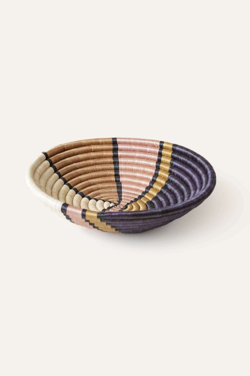 Stained Glass Plateau Basket Baskets Indego Africa 