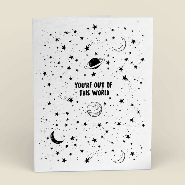 Stars + Beyond Plantable Cards - 10-Pack Greeting Cards Cute Root 