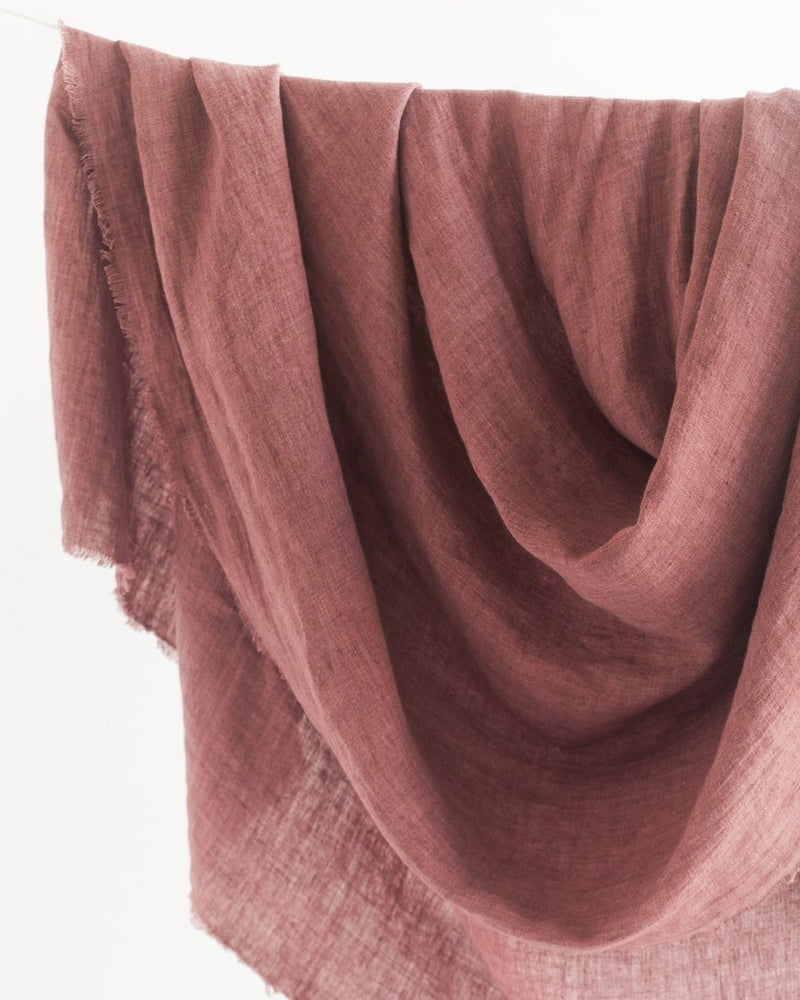 Stone Washed Linen Throw Blanket Blankets Creative Women 