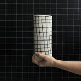 Stria Porcelain Vase Vases Lauren HB Studio Grid 3 