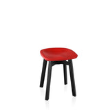 Su Small Stool - Black Frame Furniture Emeco Red 