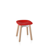 Su Small Stool - Wood Frame Furniture Emeco Red 