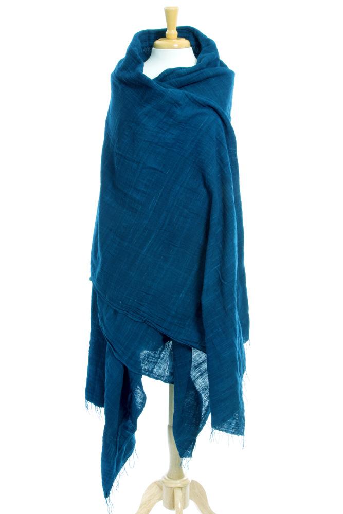 Swahili African Modern Dark Blue Gabi Tablecloth or Throw Swahili African Modern