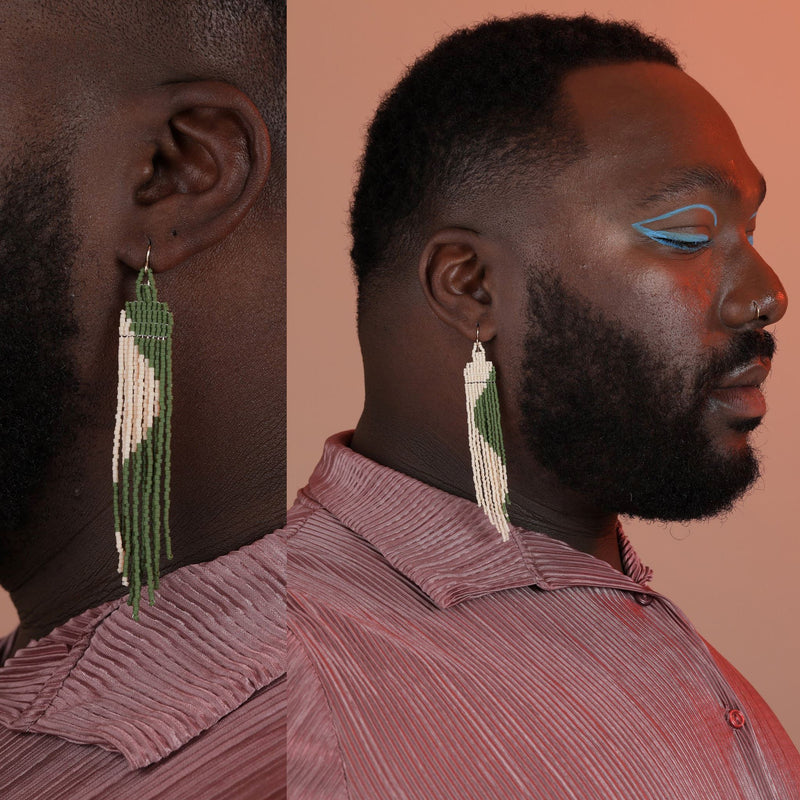 Take Shape Studio Balance Beaded Earrings (5 Colorways) Earrings Take Shape Studio 
