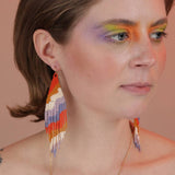 Take Shape Studio Wavy Beaded Earrings (3 colorways) Earrings Take Shape Studio 