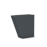 Tessellate Jut Recycled Planter Planters Loll Designs Charcoal Gray 24" Tall Standard 12" Wide