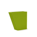 Tessellate Jut Recycled Planter Planters Loll Designs Leaf Green 24" Tall Slim 8" Wide