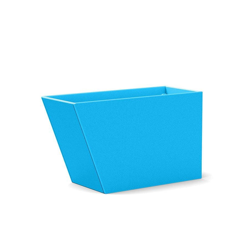 Tessellate Jut Recycled Planter Planters Loll Designs Sky Blue 18" Tall Standard 12" Wide
