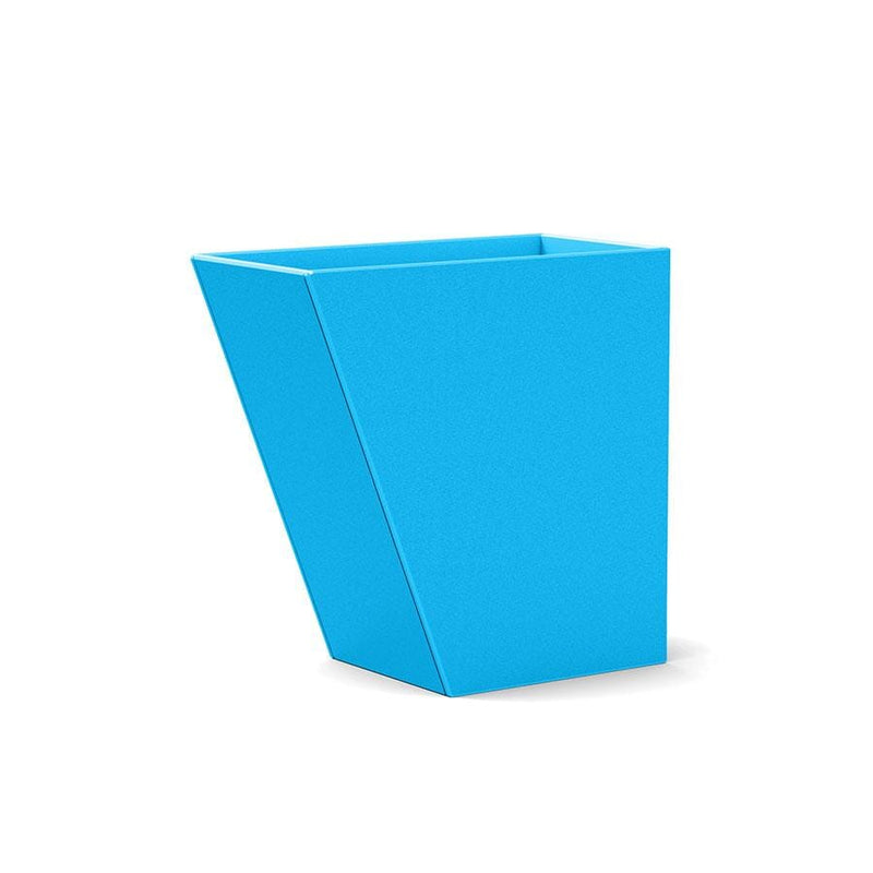 Tessellate Jut Recycled Planter Planters Loll Designs Sky Blue 24" Tall Standard 12" Wide