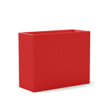 Tessellate Rectangle Recycled Planter Planters Loll Designs Apple Red Standard 12" 