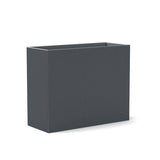Tessellate Rectangle Recycled Planter Planters Loll Designs Charcoal Gray Standard 12" 